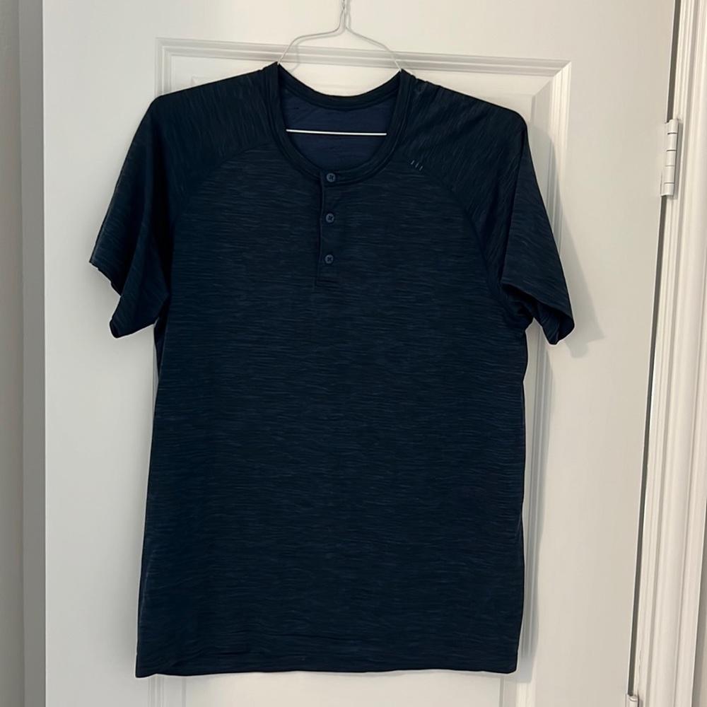 Lululemon Dry-Fit Three Button T-Shirt